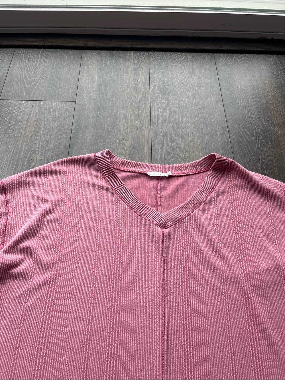 Lush Ribbed V-Neck Sweater - Picture 4 of 11